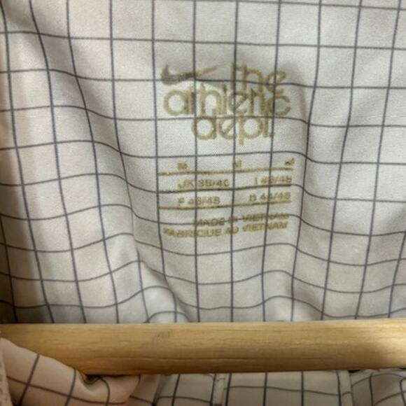 Nike The Athletic Dept Windbreaker Hood Jacket Coat Gray Men's Medium Mesh Lined - Picture 5 of 7